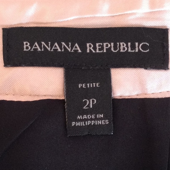 𝅺banana Republic Skirt, 2P, Black & White Tweed - Picture 3 of 5